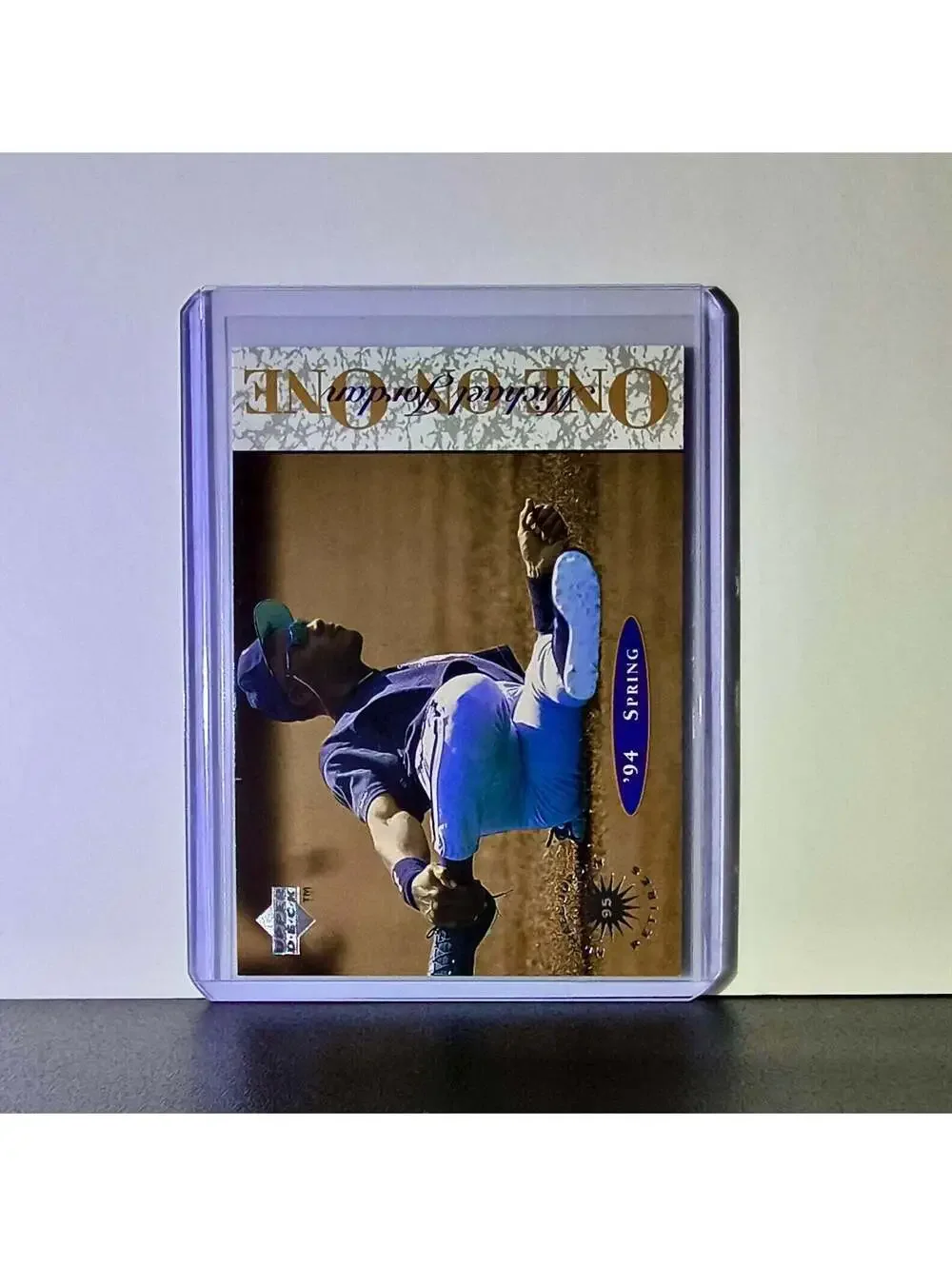 Michael Jordan 1995 Upper Deck Minors One on One #6 Card Chicago Bulls